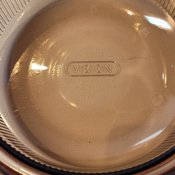 Corningware vision cookware ribbed Casserole dish V-30-B 750ml USA - Picture 4 of 6